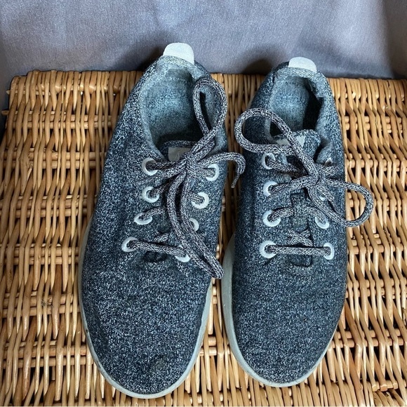 Allbirds The Wool Runners Gray Lace Up Merino Wool Shoes - Picture 5 of 7